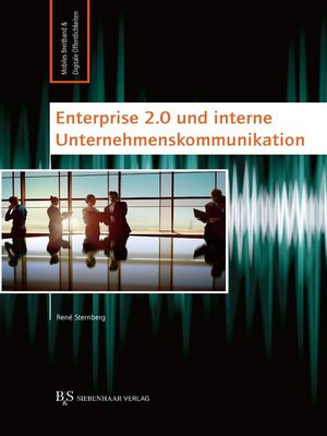 cover image of Enterprise 2.0 und interne Unternehmenskommunikation